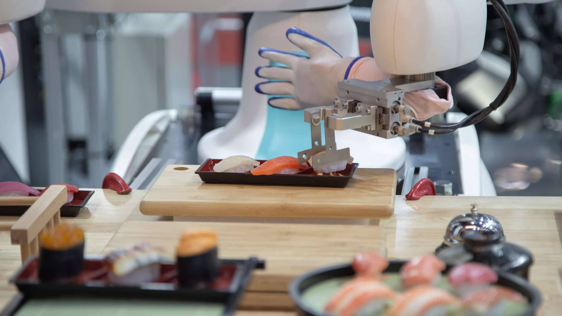 Contactless and Autonomous Food Robotics